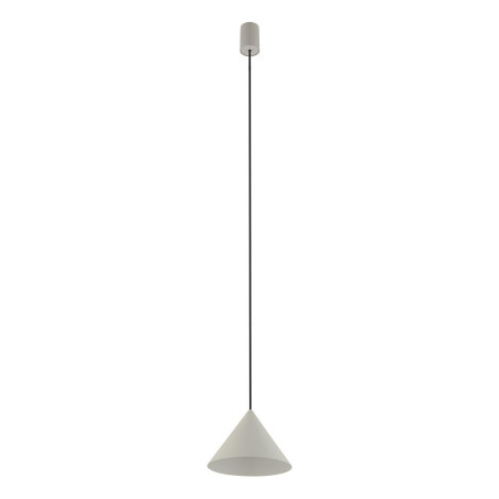 Lampa wisząca stożek Zenith 20,5cm szara Nowodvorski