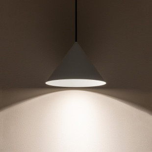 Lampa wisząca stożek Zenith 20,5cm szara Nowodvorski
