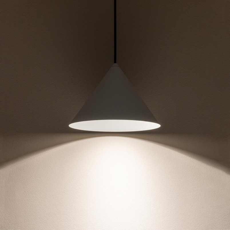 Lampa wisząca stożek Zenith 20,5cm szara Nowodvorski