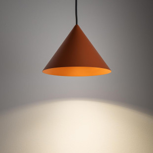 Lampa wisząca stożek Zenith 20,5cm terracotta Nowodvorski