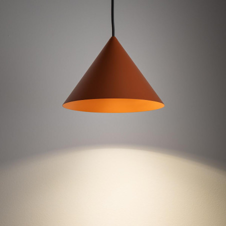 Lampa wisząca stożek Zenith 20,5cm terracotta Nowodvorski