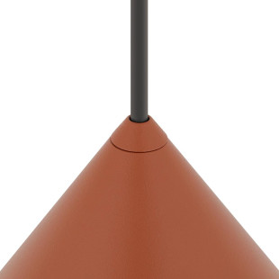 Lampa wisząca stożek Zenith 20,5cm terracotta Nowodvorski