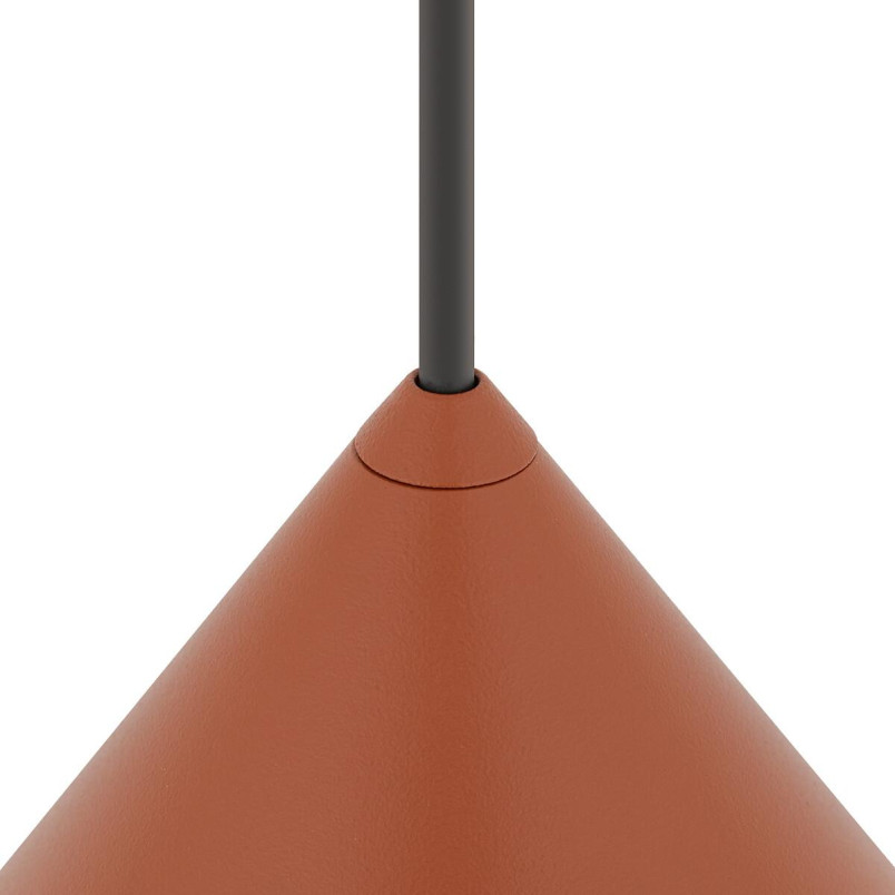 Lampa wisząca stożek Zenith 20,5cm terracotta Nowodvorski