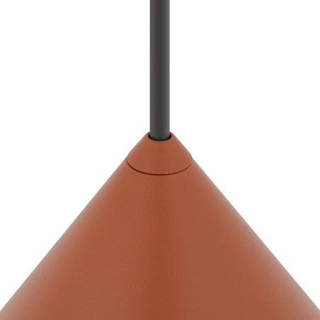 Lampa wisząca stożek Zenith 20,5cm terracotta Nowodvorski