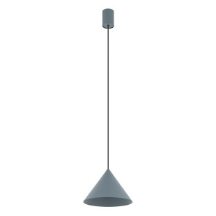 Lampa wisząca stożek Zenith 20,5cm szary błękit Nowodvorski