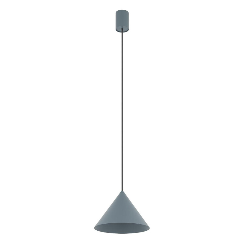 Lampa wisząca stożek Zenith 20,5cm szary błękit Nowodvorski