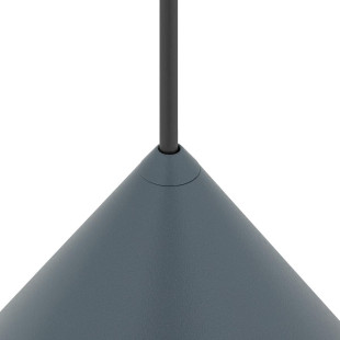 Lampa wisząca stożek Zenith 20,5cm szary błękit Nowodvorski