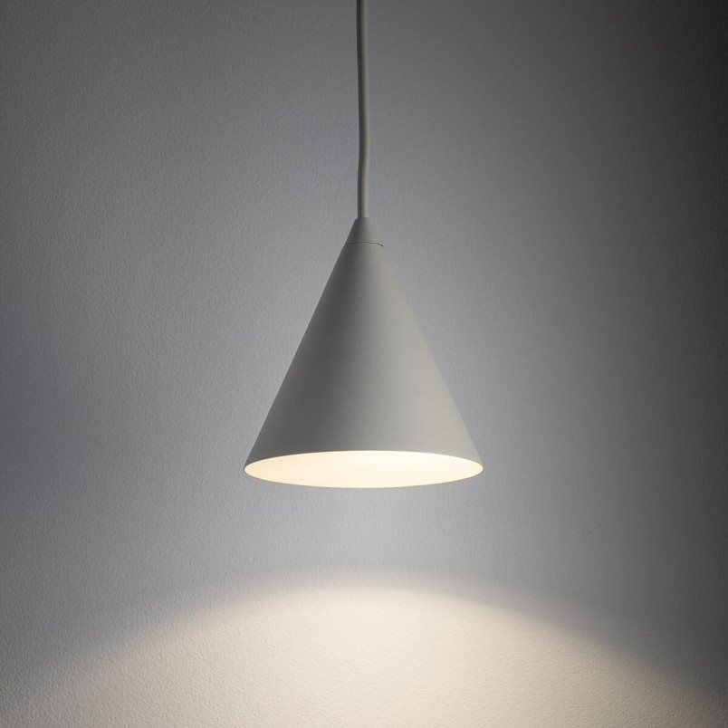 Lampa wisząca stożek Zenith 11cm szara Nowodvorski