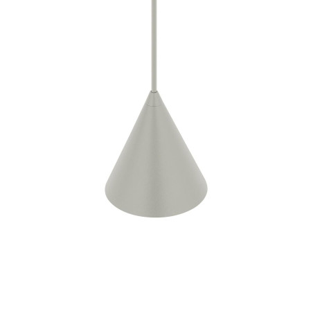 Lampa wisząca stożek Zenith 11cm szara Nowodvorski