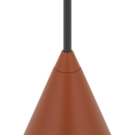 Lampa wisząca stożek Zenith 11cm terracotta Nowodvorski