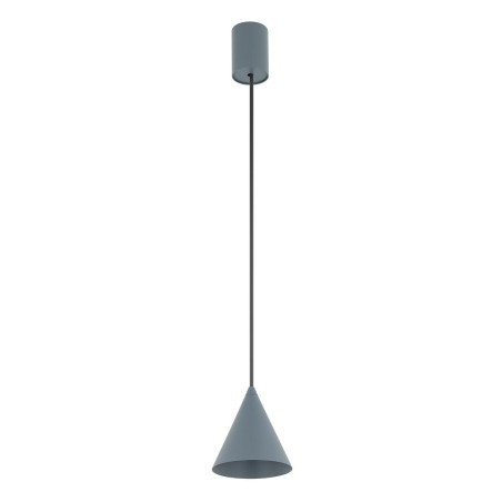 Lampa wisząca stożek Zenith 11cm szary błękit Nowodvorski