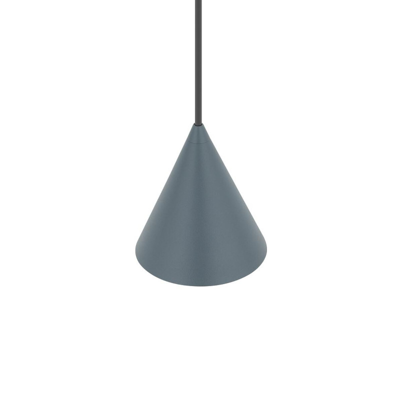 Lampa wisząca stożek Zenith 11cm szary błękit Nowodvorski