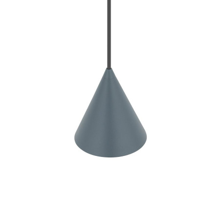 Lampa wisząca stożek Zenith 11cm szary błękit Nowodvorski