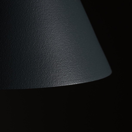 Lampa wisząca stożek Zenith 11cm szary błękit Nowodvorski