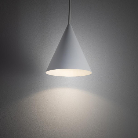 Lampa wisząca stożek Zenith 11cm biała Nowodvorski