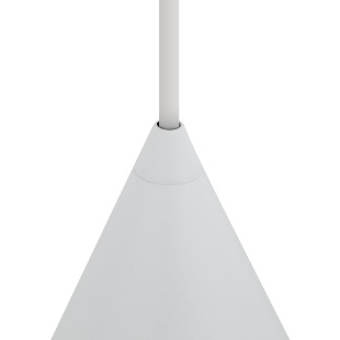 Lampa wisząca stożek Zenith 11cm biała Nowodvorski