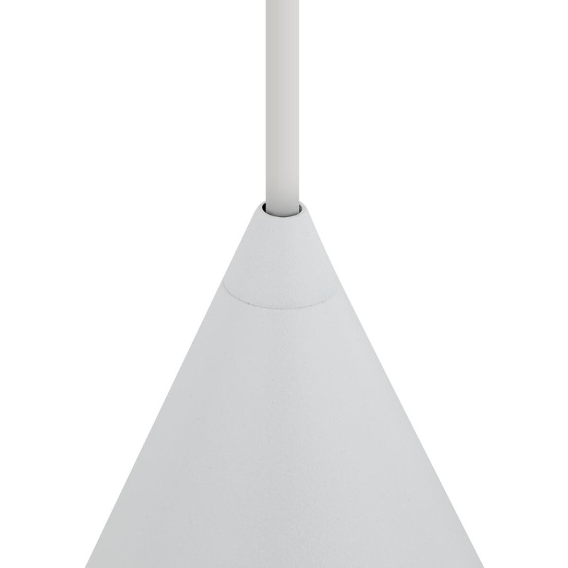 Lampa wisząca stożek Zenith 11cm biała Nowodvorski