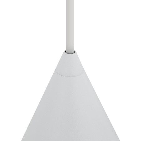 Lampa wisząca stożek Zenith 11cm biała Nowodvorski