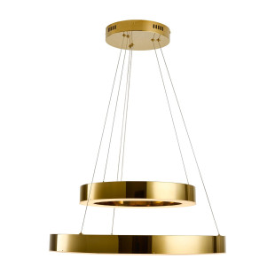 Lampa wisząca CIRCLE 40+60 LED złoty połysk Step Into Design