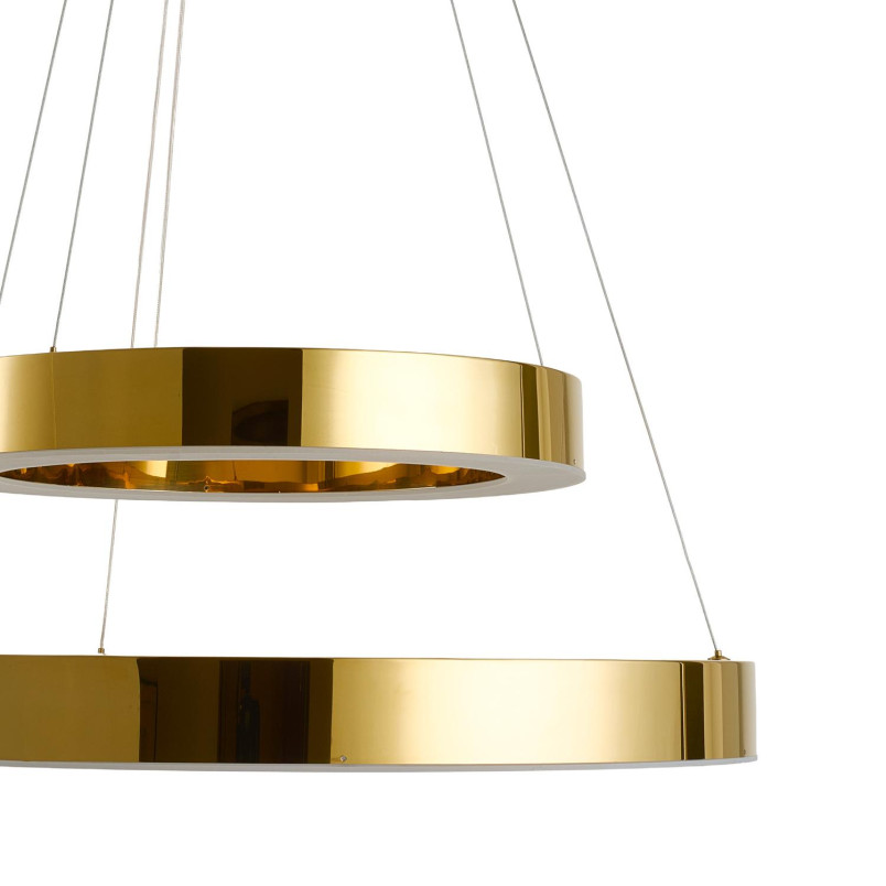 Lampa wisząca CIRCLE 40+60 LED złoty połysk Step Into Design