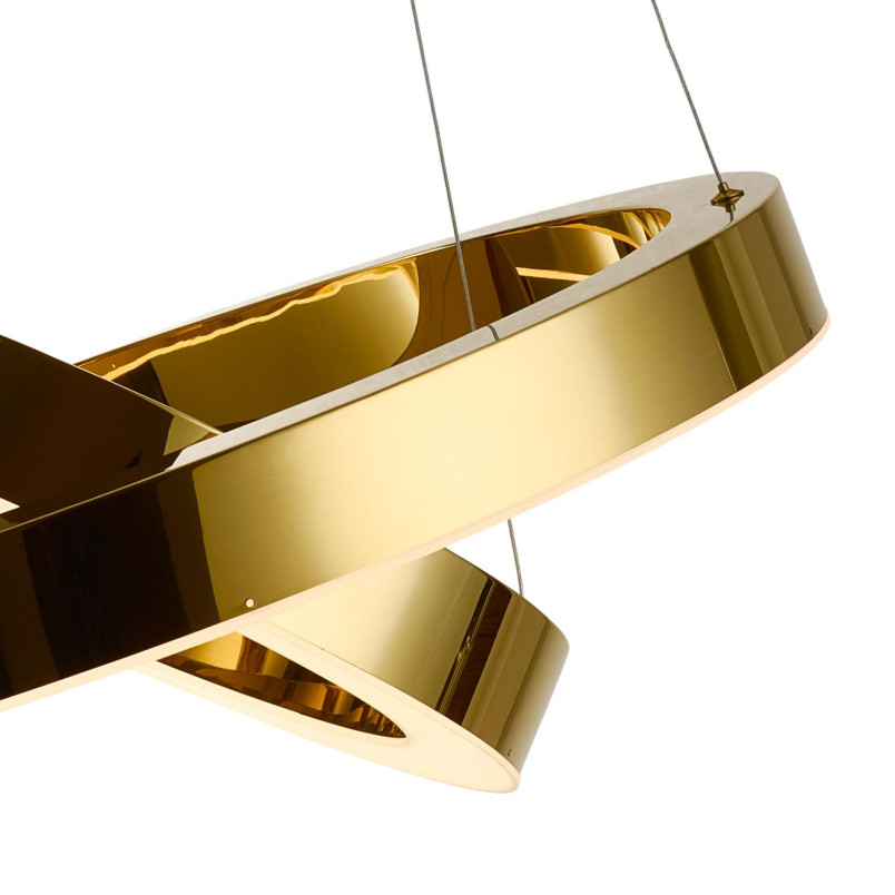 Lampa wisząca CIRCLE 40+60 LED złoty połysk Step Into Design
