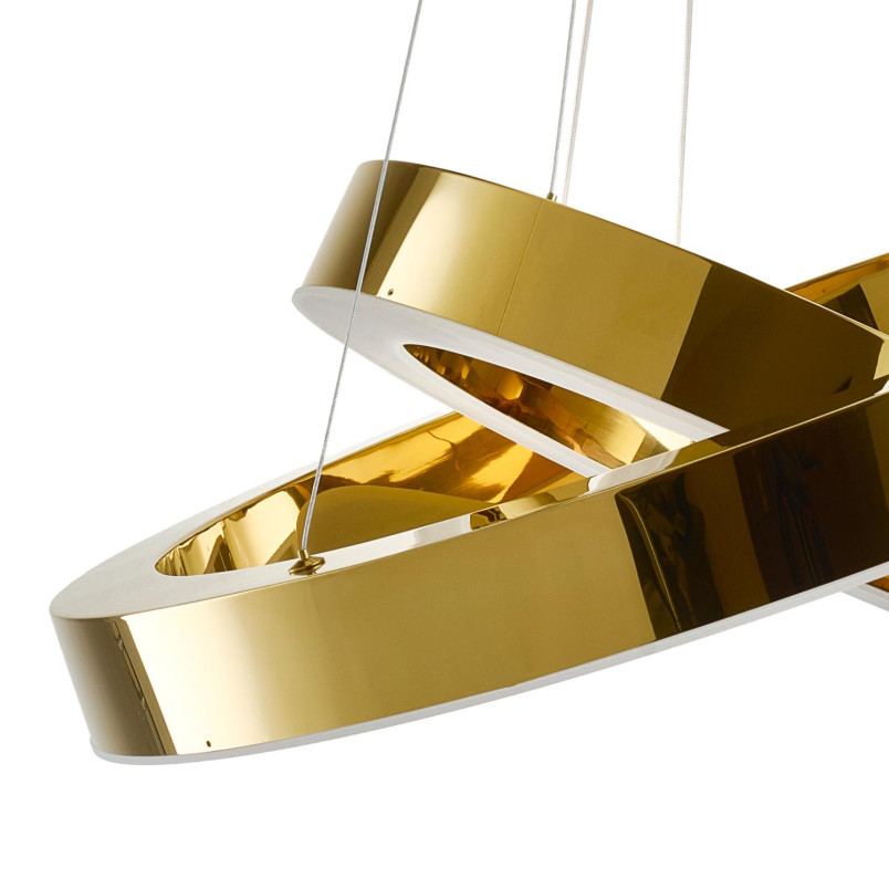 Lampa wisząca CIRCLE 40+60 LED złoty połysk Step Into Design