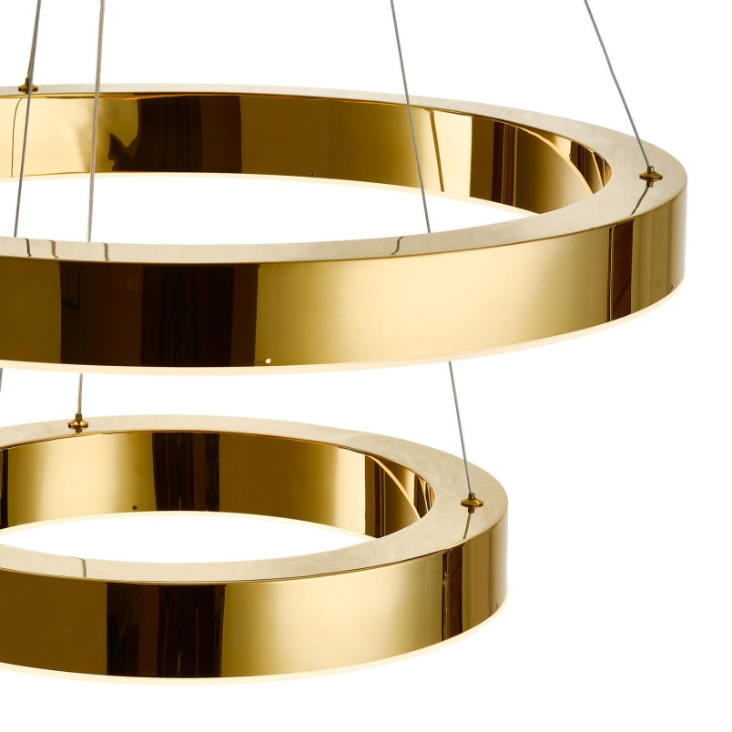 Lampa wisząca CIRCLE 40+60 LED złoty połysk Step Into Design