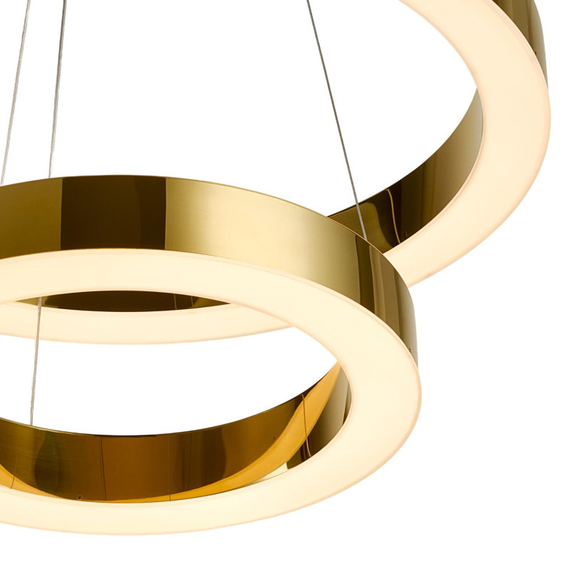 Lampa wisząca CIRCLE 40+60 LED złoty połysk Step Into Design