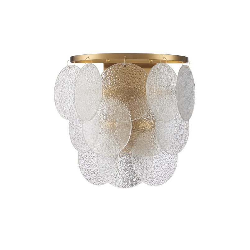 Lampa ścienna FIORE 30 cm - kinkiet złoty, kryształowy Step Into Design