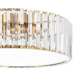Plafon sufitowy glamour MAGIA 40 cm - złoty szczotkowany Step Into Design