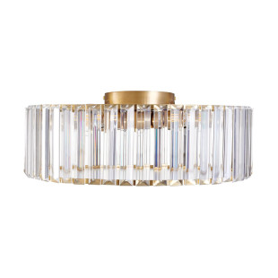 Plafon sufitowy glamour MAGIA 40 cm - złoty szczotkowany Step Into Design