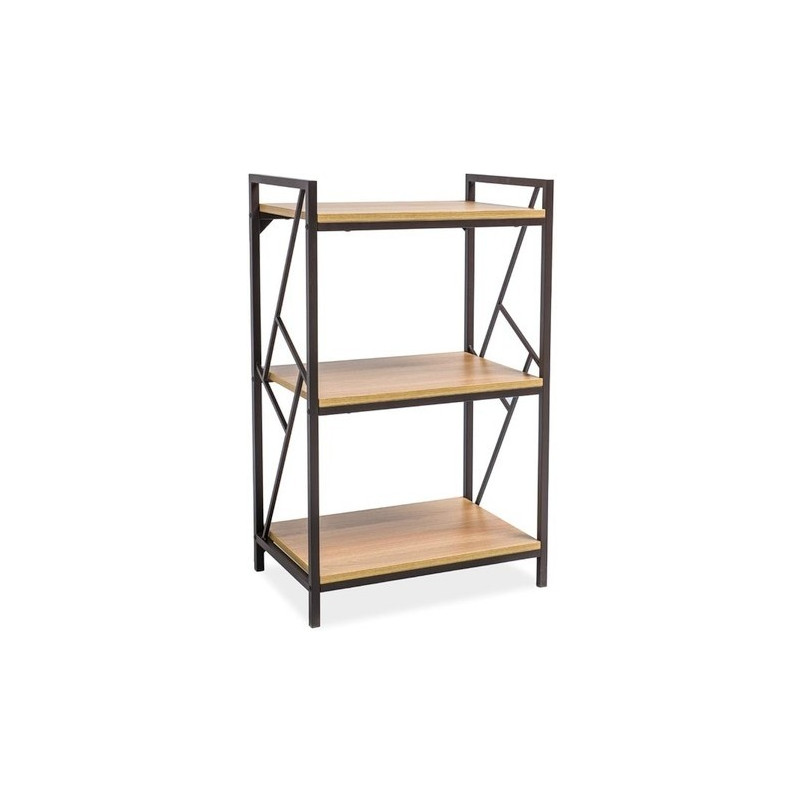Regał Industrialny Signal Tablo R3 60cm - Ciemny Brąz