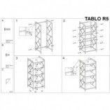 Regał industrialny Tablo R5 60cm Signal - Styl i funkcjonalność