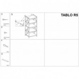 Regał industrialny Tablo R5 60cm Signal - Styl i funkcjonalność