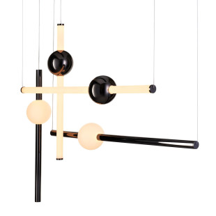 Lampa wisząca O-LINE L-4 LED mosiądz 110 cm Step Into Design