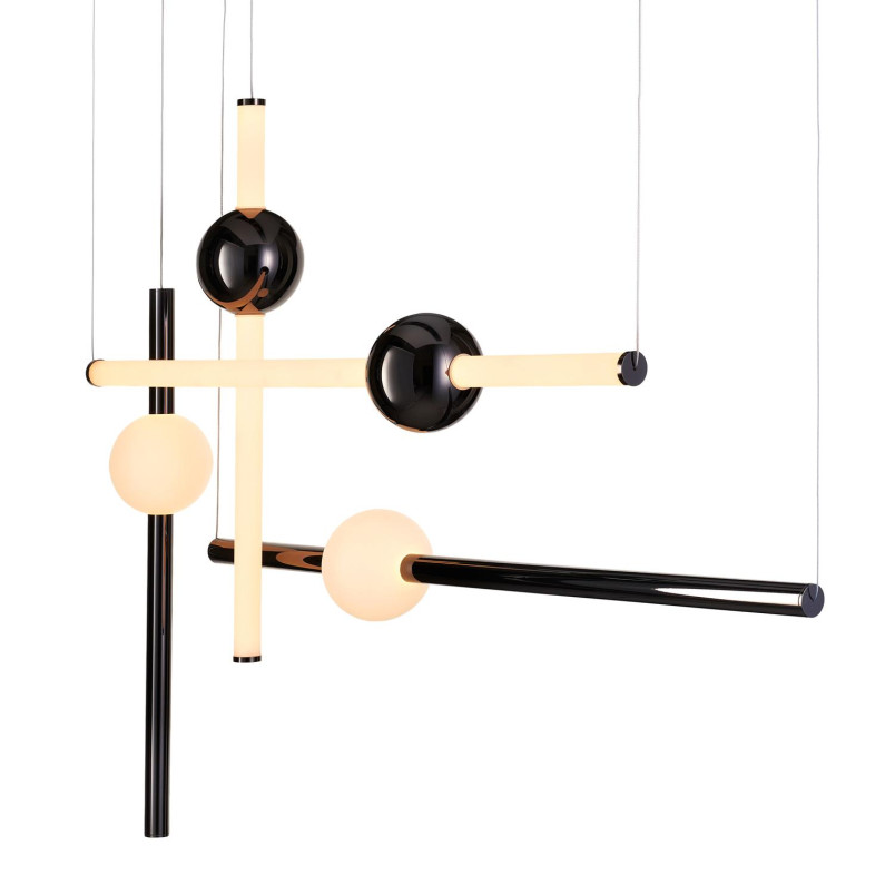 Lampa wisząca O-LINE L-4 LED mosiądz 110 cm Step Into Design