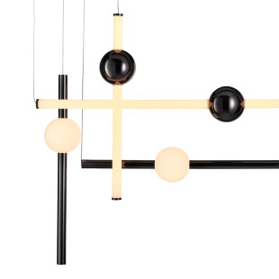 Lampa wisząca O-LINE L-4 LED mosiądz 110 cm Step Into Design