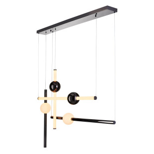 Lampa wisząca O-LINE L-4 LED mosiądz 110 cm Step Into Design