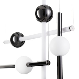 Lampa wisząca O-LINE L-4 LED mosiądz 110 cm Step Into Design