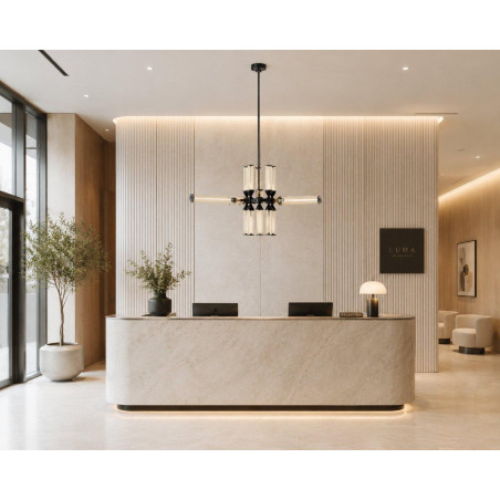 Lampa wisząca QUADRO-12 LED bursztynowa Step Into Design