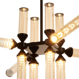 Lampa wisząca QUADRO-12 LED bursztynowa Step Into Design