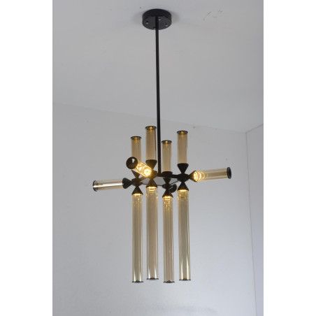 Lampa wisząca QUADRO-12 LED bursztynowa Step Into Design