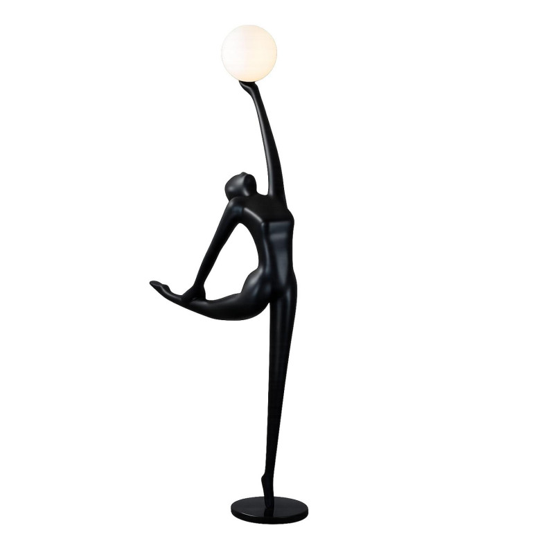 Lampa podłogowa WOMAN BALLERINA czarna 210 cm Step Into Design