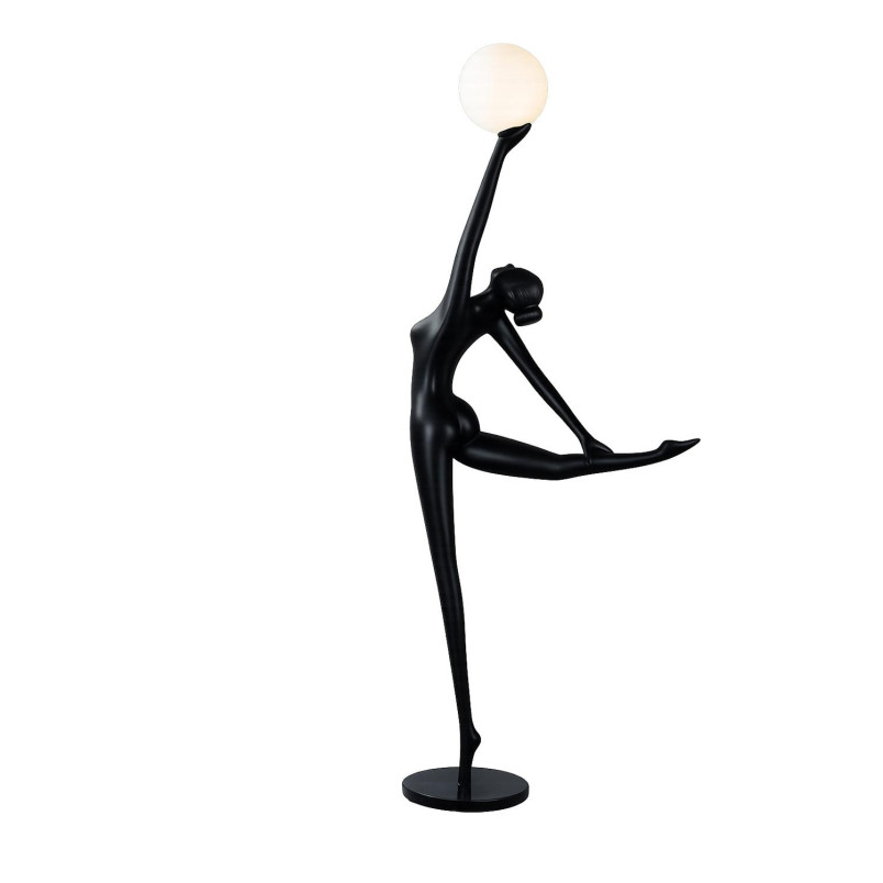 Lampa podłogowa WOMAN BALLERINA czarna 210 cm Step Into Design