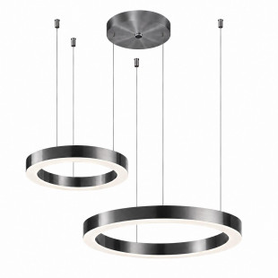 Lampa wisząca CIRCLE 40+60 LED tytanowa 1 podsufitce Step Into Design