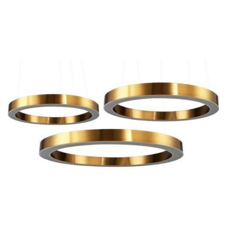 Lampa wisząca CIRCLE 40+60+60 LED mosiądz na 1 podsufitce Step Into Design