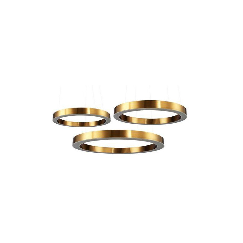 Lampa wisząca CIRCLE 60+60+80 LED mosiądz na 1 podsufitce Step Into Design