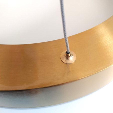Lampa wisząca CIRCLE 60+80+100 LED mosiądz na 1 podsufitce Step Into Design