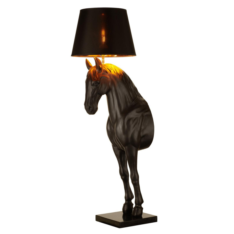 Lampa podłogowa KOŃ /HORSE L czarna Step Into Design