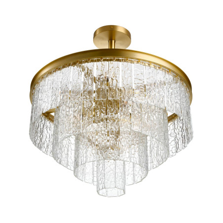 Lampa wisząca ICELAND 60 cm - mosiądz, szkło kryształowe Step Into Design